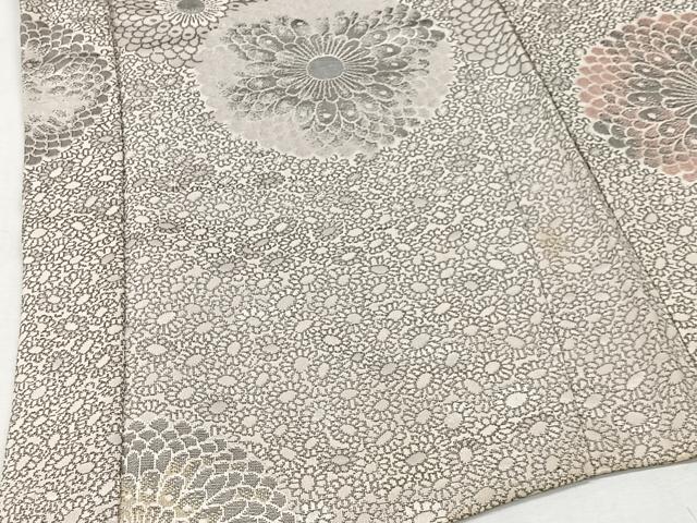 平和屋着物＃羽織　寿光織　舞花文　金糸　正絹　逸品　CABI9396ua