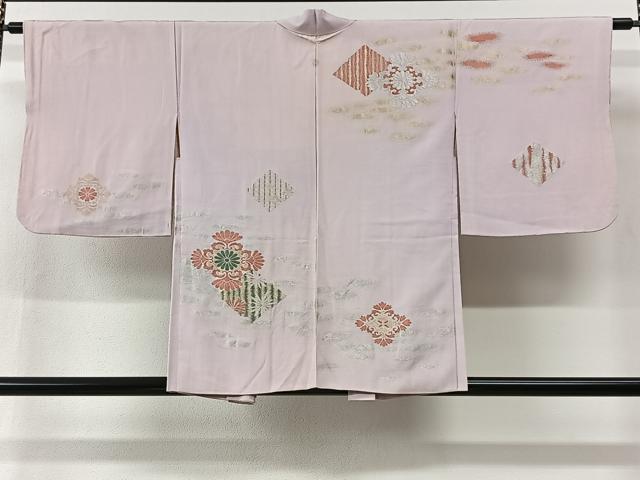 平和屋着物＃羽織　寿光織　花菱文　金銀糸　正絹　逸品　CABI9412ua