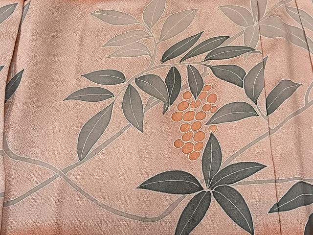 平和屋着物＃羽織　刺繍　南天文　暈し染め　仮絵羽　未使用　CABI9415ua