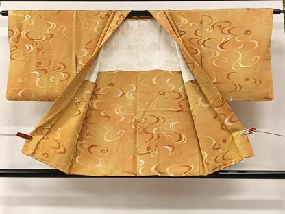 平和屋着物＃羽織　地紋起こし　流水文　正絹　逸品　CABI9429ua