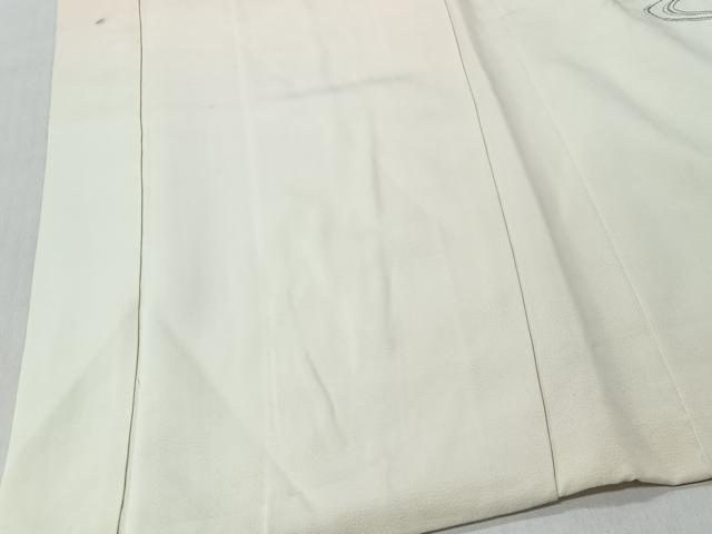 平和屋着物＃羽織　寿光織　流水草花文　暈し染め　金銀糸　正絹　逸品　CABI9435ua