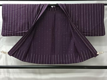 平和屋着物＃羽織　単衣　間道　正絹　逸品　CABI9436ua