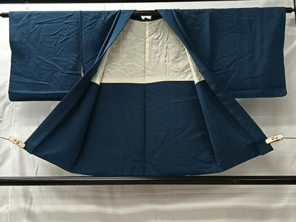 平和屋着物＃羽織　花唐草地紋　褐返色　正絹　逸品　CABI9439ua