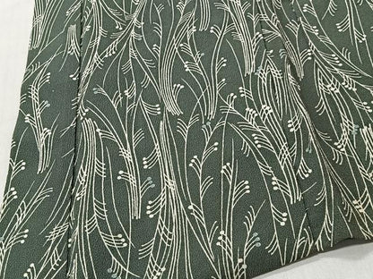 平和屋着物＃羽織　草葉文　正絹　逸品　CABI9440ua