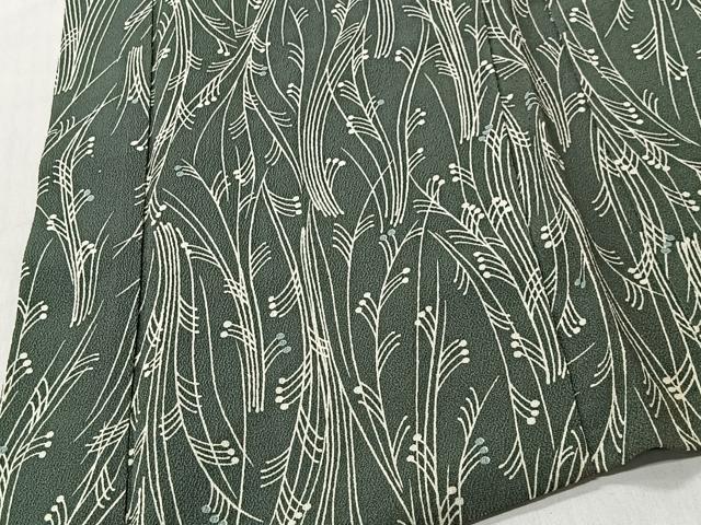 平和屋着物＃羽織　草葉文　正絹　逸品　CABI9440ua