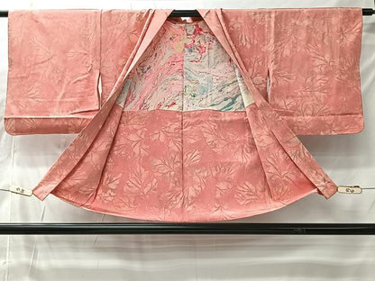 平和屋着物＃羽織　ろうけつ染　舞葉文　正絹　逸品　未使用　CABI9448ua