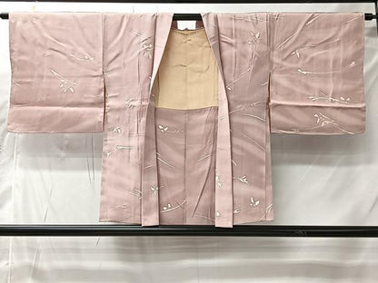 平和屋着物＃長羽織　舞蝶文　暈し染め　正絹　逸品　未使用　CABI9451ua