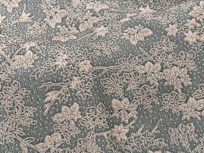 平和屋着物＃羽織　枝葉文　正絹　逸品　CABI9452ua