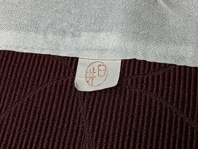 平和屋着物＃道行コート　輪奈ビロード　葉尽くし　正絹　逸品　CABI9453ua