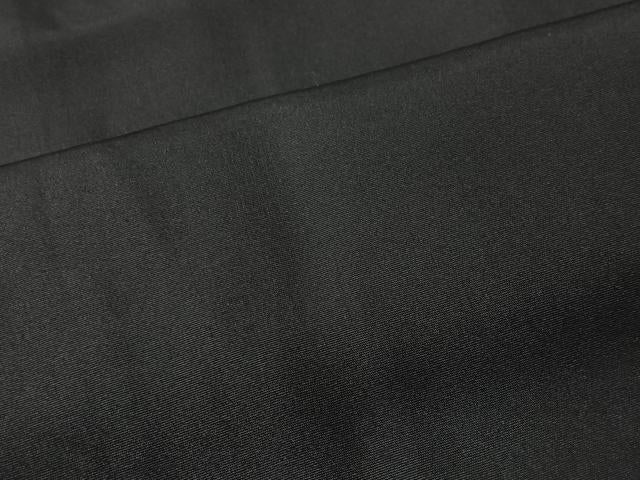平和屋着物＃男性　長羽織　黒紋付　正絹　逸品　CABI9455ua