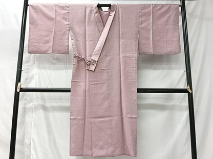 平和屋着物＃道中着 珊瑚色 ロング丈 洗える着物 CABI9457ua