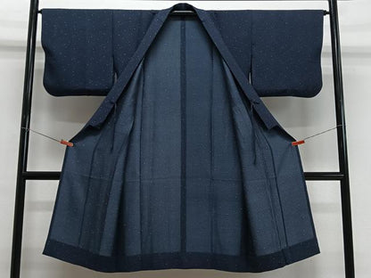 平和屋着物＃道中着 単衣 霞文 正絹 逸品 CABI9464ua