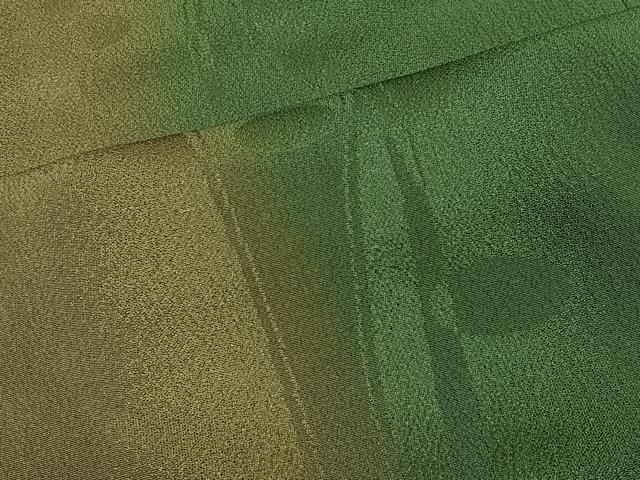 平和屋着物＃道中着 立涌地紋 暈し染め ロング丈 反端付き 正絹 逸品 CABI9465ua