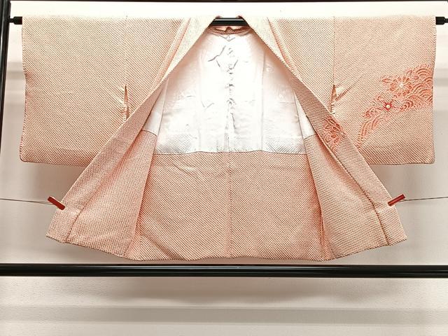 平和屋着物＃羽織　総絞り　流水花文　正絹　逸品　CABI9467ua