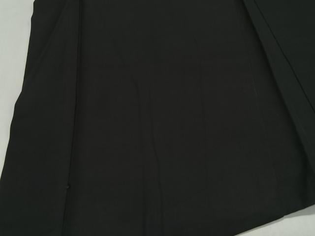 平和屋着物＃男性　長羽織　黒紋付　正絹　逸品　CABI9474ua