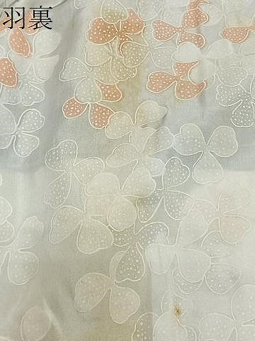 平和屋着物＃羽織　絞り　舞花文　黒地　金彩　正絹　逸品　CABI9486ua