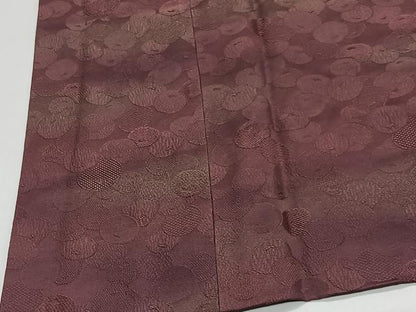 平和屋着物＃道行コート 万寿菊地紋 暈し染め ロング丈 正絹 逸品 CABI9490ua