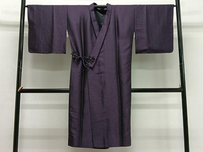 平和屋着物＃道中着 桑の実色 ロング丈 洗える着物 CABI9496ua
