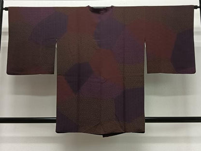 平和屋着物＃道行コート　吉祥文　正絹　逸品　CABI9499ua