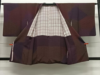 平和屋着物＃道行コート　吉祥文　正絹　逸品　CABI9499ua