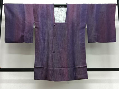 平和屋着物＃道行コート　霞文　暈し染め　金通し地　正絹　逸品　CABI9523ua