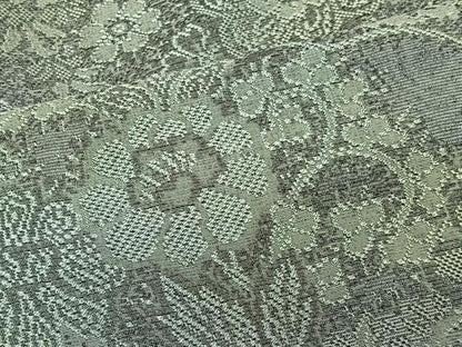 平和屋着物＃道中着　単衣　更紗花唐草文　暈し染め　ロング丈　正絹　逸品　CABI9525ua