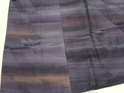 平和屋着物＃染色作家　斉藤三才　道行コート　三才鳥　暈し染め　正絹　逸品　CABI9529ua