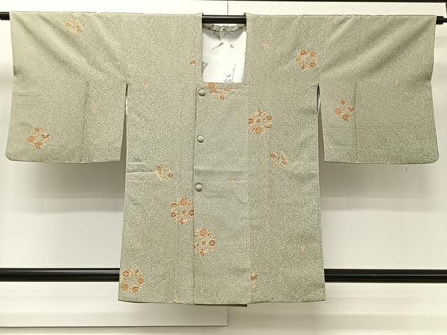 平和屋着物＃道行コート　花丸文　金彩　正絹　逸品　CABI9536ua