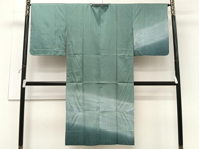 平和屋着物＃道行コート　単衣　霞文　暈し染め　金彩　ロング丈　正絹　逸品　未使用　CABI9538ua