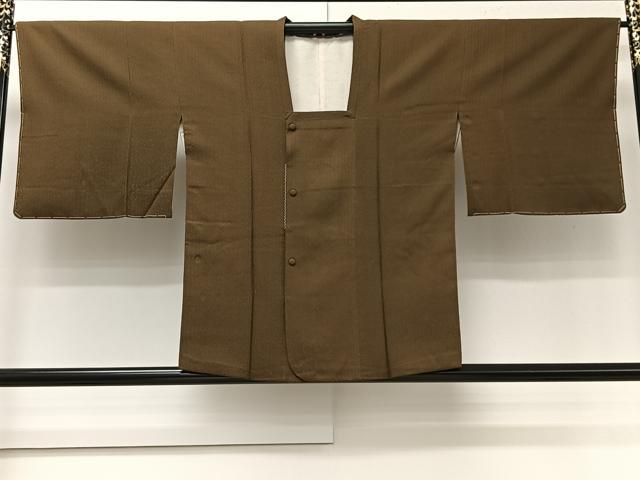 平和屋着物＃道行コート　霞文　正絹　逸品　未使用　CABI9548ua