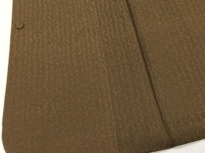 平和屋着物＃道行コート　霞文　正絹　逸品　未使用　CABI9548ua
