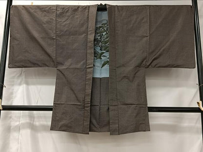 平和屋着物＃男性　長羽織　本場大島紬　100亀甲　総詰め　正絹　逸品　CABI9562ua