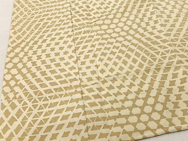 平和屋着物＃道行コート　抽象文様　正絹　逸品　CABI9566ua