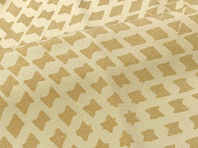 平和屋着物＃道行コート　抽象文様　正絹　逸品　CABI9566ua