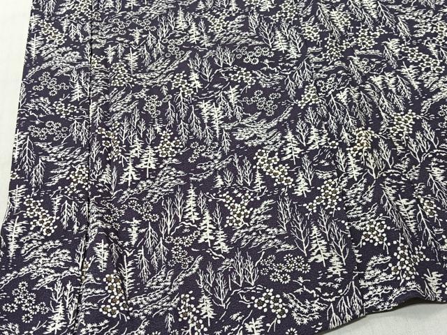 平和屋着物＃羽織　樹林文　正絹　逸品　CABI9578ua