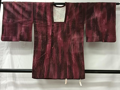 平和屋着物＃道行コート　霞文　暈し染め　正絹　逸品　CABI9583ua