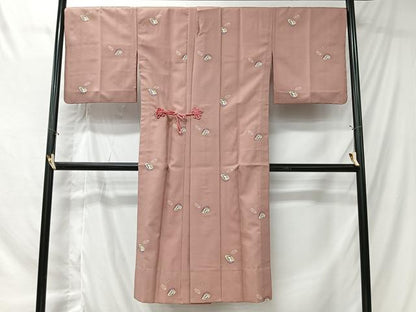 平和屋着物＃道中着　木履　ロング丈　洗える着物　CABI9586ua