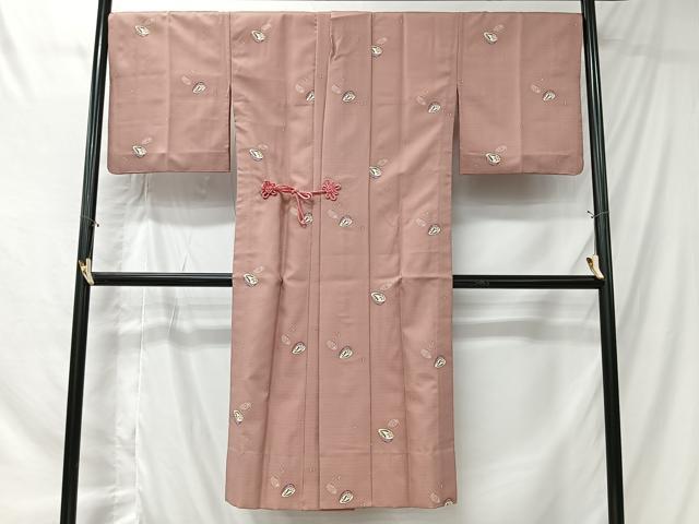 平和屋着物＃道中着　木履　ロング丈　洗える着物　CABI9586ua
