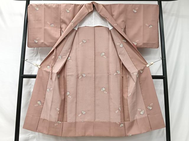 平和屋着物＃道中着　木履　ロング丈　洗える着物　CABI9586ua