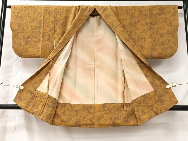 平和屋着物＃道中着　霞文　正絹　逸品　CABI9591ua