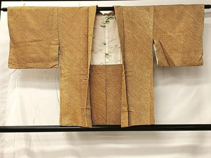 平和屋着物＃羽織　総絞り　正絹　逸品　CABI9594ua