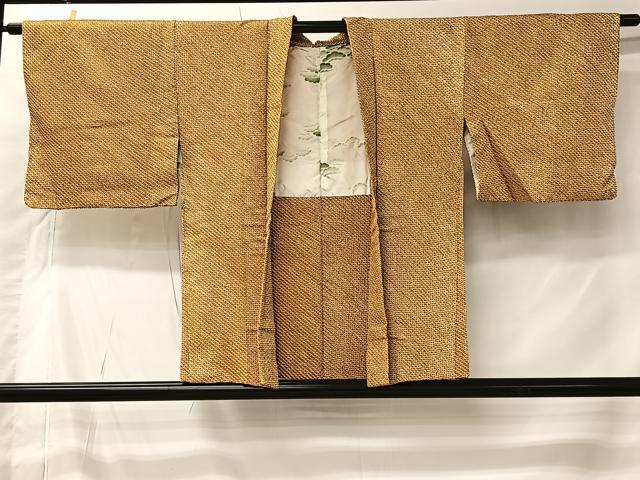 平和屋着物＃羽織　総絞り　正絹　逸品　CABI9594ua