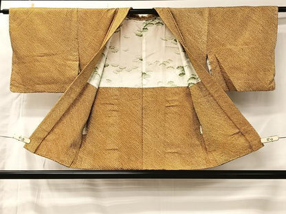 平和屋着物＃羽織　総絞り　正絹　逸品　CABI9594ua