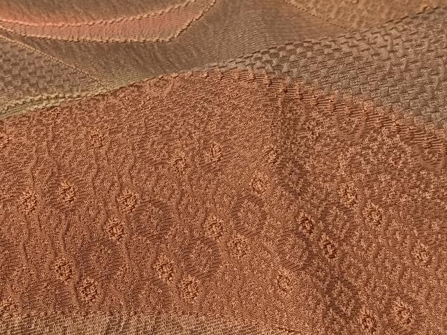平和屋着物＃道行コート　斜線文　正絹　逸品　CABI9595ua