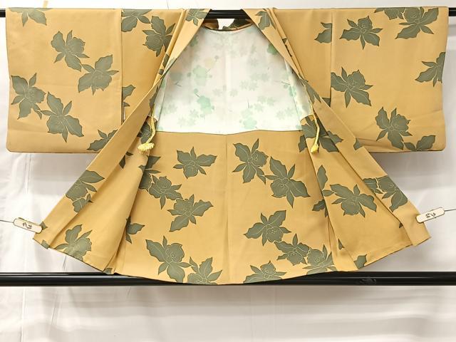 平和屋着物＃羽織　舞花文　正絹　逸品　CABI9596ua