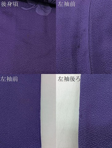 平和屋着物＃アンティーク　大正ロマン　羽織　草花文　正絹　逸品　CABI9597ua
