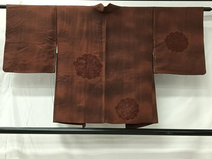平和屋着物＃刺繍　舞花文　暈し染め　正絹　逸品　未使用　CABI9599ua