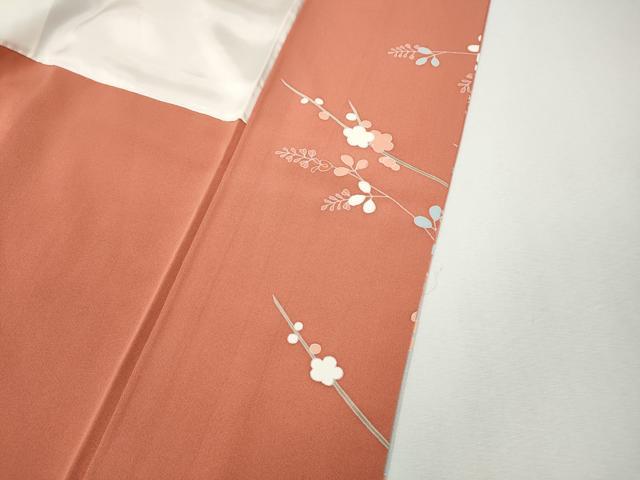 平和屋着物●訪問着　鴛鴦枝花文　暈し染め　金彩　正絹　逸品　CABI9602ut