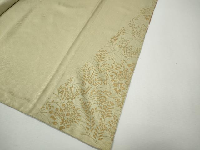 平和屋着物●訪問着　絞り　刺繍　道長花文　金銀彩　ますいわ屋扱い　正絹　逸品　CABI9614ut