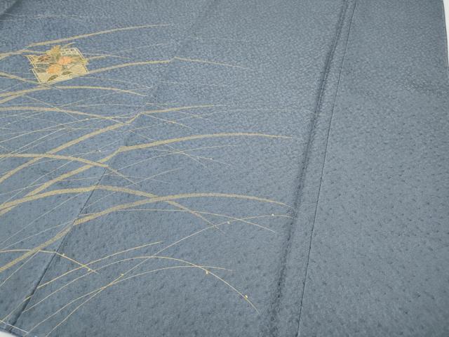 平和屋着物●中国三大刺繍　スワトウ刺繍　訪問着　松皮菱花文　金彩　正絹　逸品　未使用　CABI9615ut